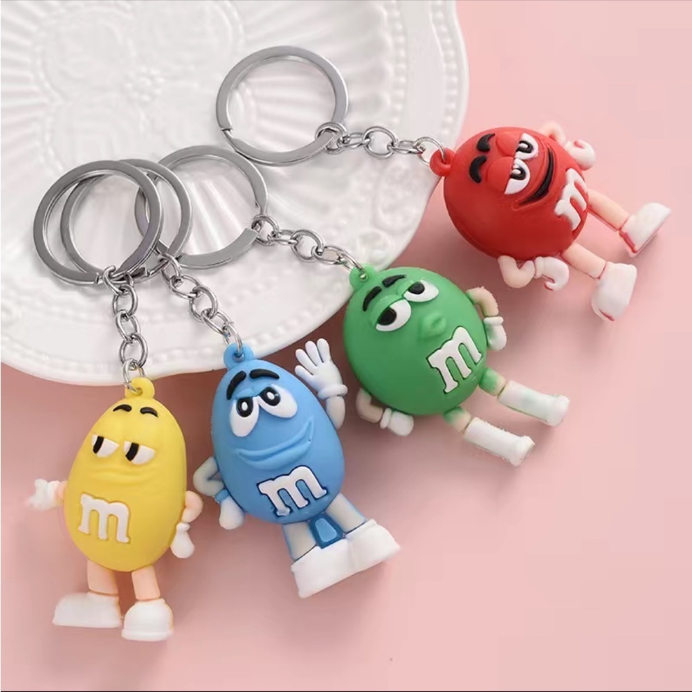 M&M's Keychain Keyring Key Chain
Ring Figure Toy Collectibles set of 4